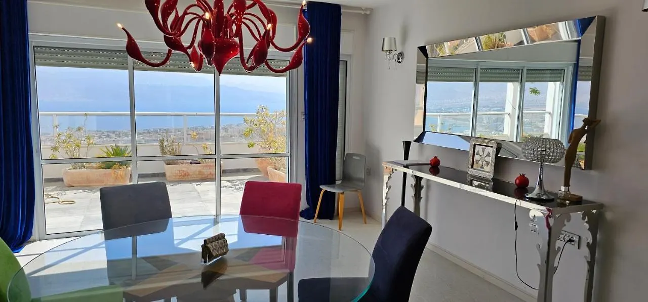 Top- Luxury 400M Penthause With Best Sea View Eilat Apartment