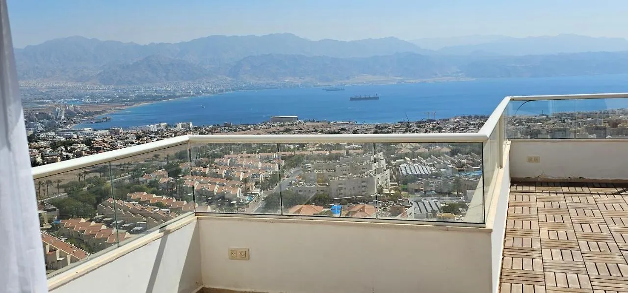 Top- Luxury 400M Penthause With Best Sea View Eilat 0*,